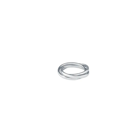Street Style Three-Ring Interlocking Ring