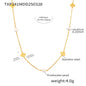Sweet Flower Necklace Bracelet In Stainless Steel With Freshwater Pearl Neck Chains Choker Necklaces Bracelets Set For Women