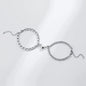 JWER Stainless Steel Fashion Romantic Heartbeat Magnetic Bracelet for Couples Personality Magnetic Love Chain Bracelet Jewelry