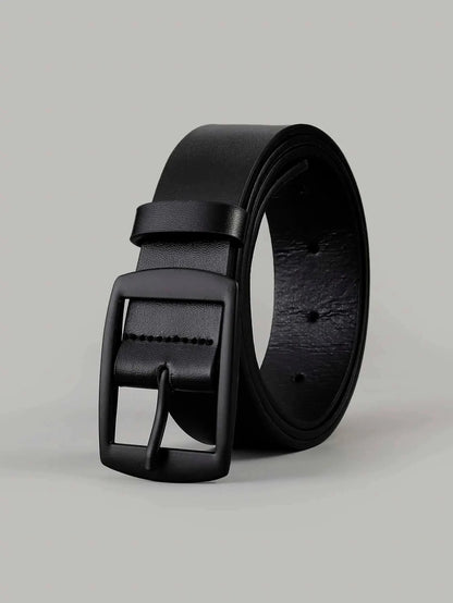 Men's Work Business Dress Casual Versatile Fashionable Pu Leather Belt with Single Prong Buckle Fashion & Classic Designs